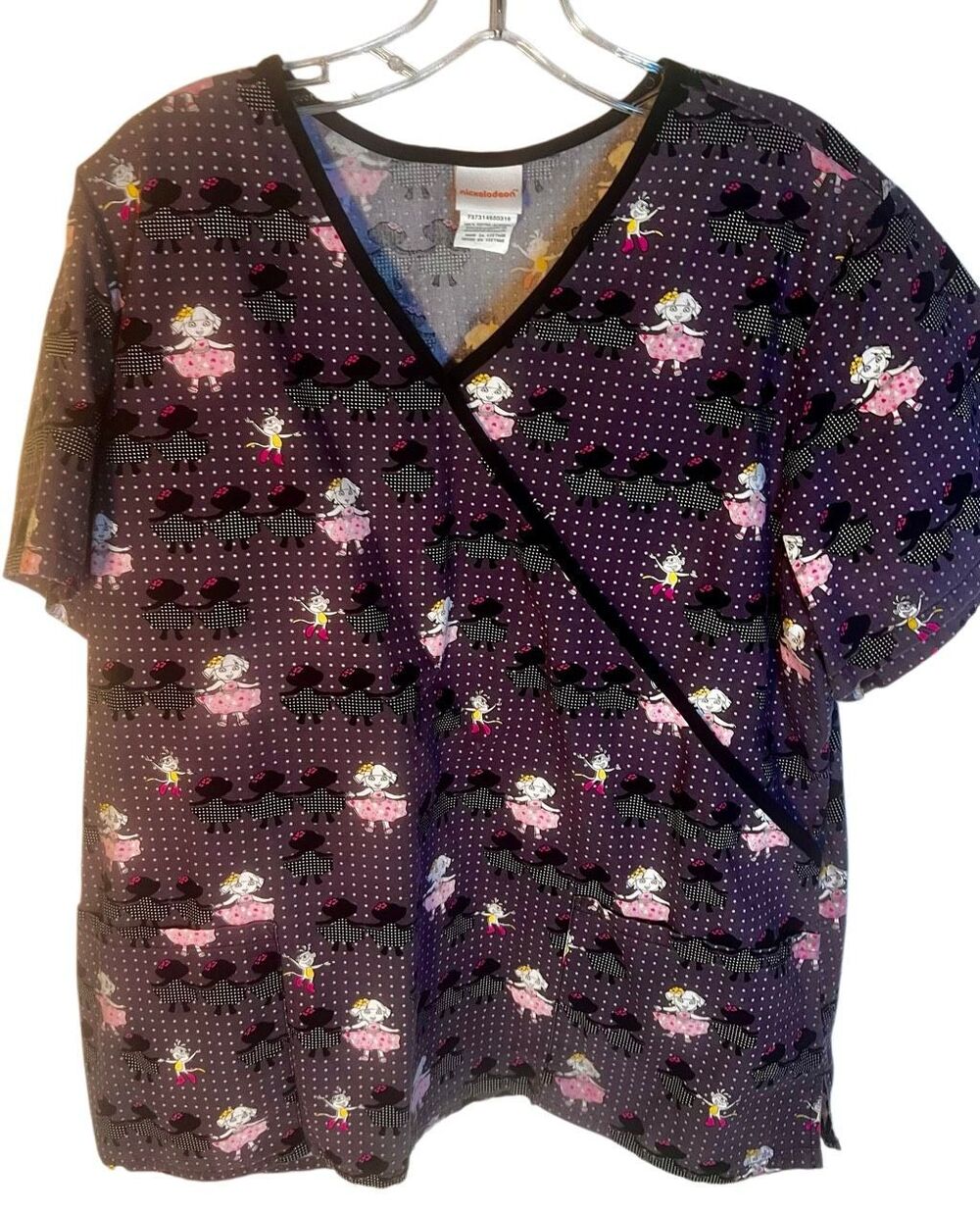 Nickelodeon Dora The Explorer Scrub Top Size XL